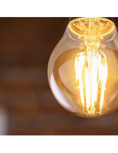 LAMPADA LED LUSTRE FILAMENTO G45 E27 4W 2500K 2