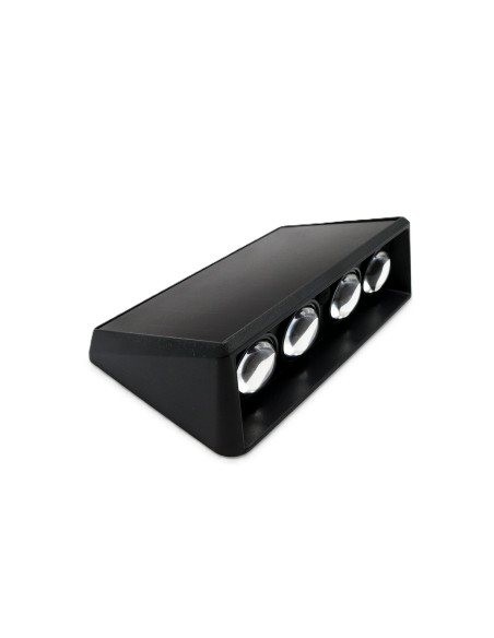 APLIQUE SOLAR LED 12W CCT3 90LM IP54 PRETO