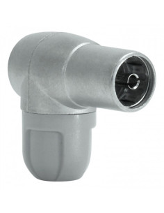 Ficha femea TV lateral blindada 9,5mm