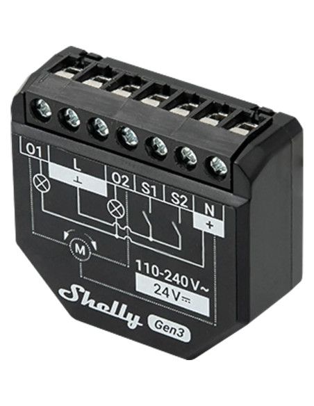 MODULO COMUTADOR WIFI / BlLUETOOTH COM CONTROLE DE ESTORES E PORTOES ELECTRICOS 16A