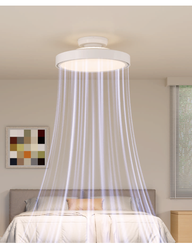 VENTOINHA DE TECTO SEM PÁS - BRANCA