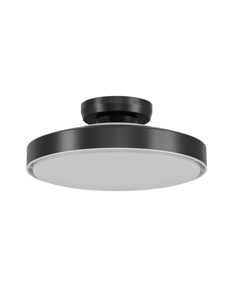 VENTOINHA DE TECTO SEM PÁS - PRETO