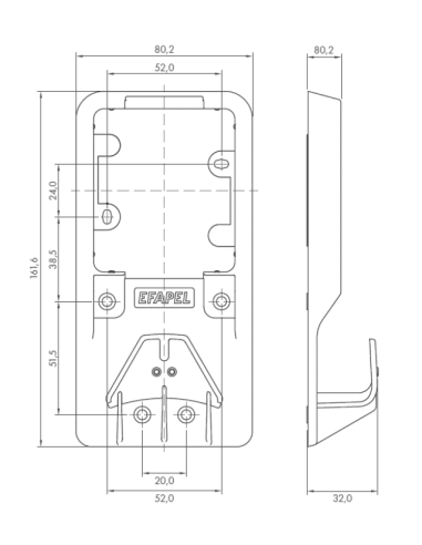 Tomada Schuko Saliente para Carregamento VE
