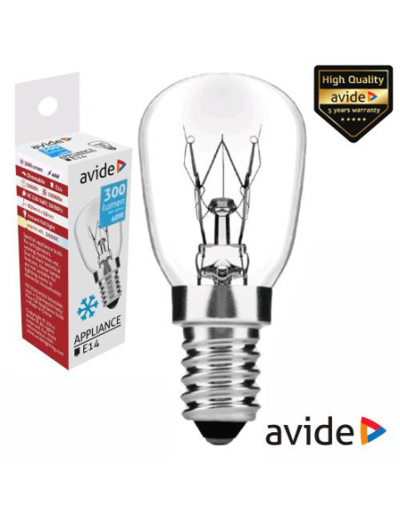 LAMPADA E14 40W 230V FRIGORIFICO AVIDE