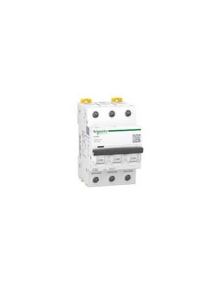 DISJUNTOR MAGNETOTÉRMICO ACTI9 iC60N 32A TRIPOLAR CURVA C