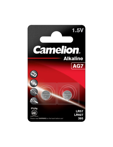 PILHA BOTÃO ALCALINA 1,5V AG7 [UNIDADE] CAMELION