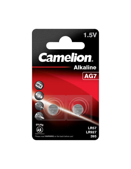 PILHA BOTÃO ALCALINA 1,5V AG7 [UNIDADE] CAMELION