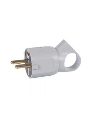 FICHA MACHO 2P+T 16A C/ ANEL PLASTICO