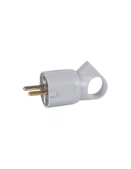 FICHA MACHO 2P+T 16A C/ ANEL PLASTICO