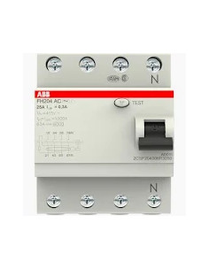 Interruptor diferencial 4X25A 300mA