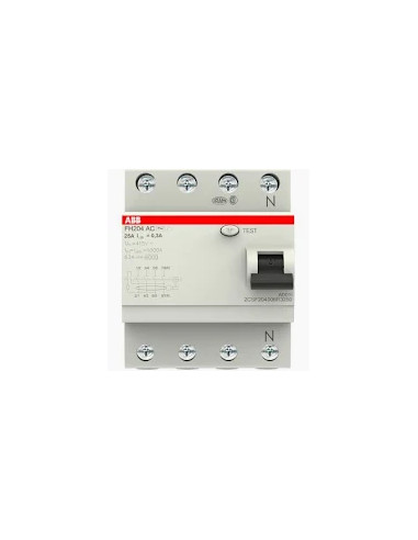 Interruptor diferencial 4X25A 300mA