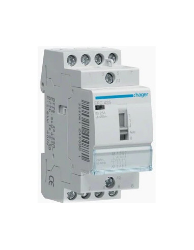 Contactor com manu 25A, 3NA, 230V