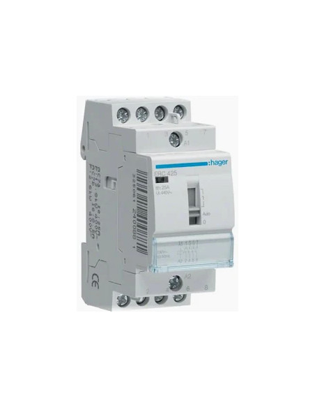 Contactor com manu 25A, 3NA, 230V