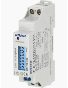 CONTADOR MONOFASICO DIGITAL MODULAR (40)A