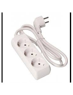 EXTENSÃO TRIPLA 3G1,5 16A 3500W 3 MTS BRANCA - 3230