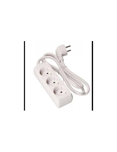 EXTENSÃO TRIPLA 3G1,5 16A 3500W 3 MTS BRANCA - 3230