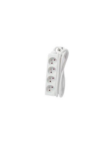 EXTENSAO QUADRUPLA 3G1,5 16A 3500W 5 MTS BRANCA- 4250