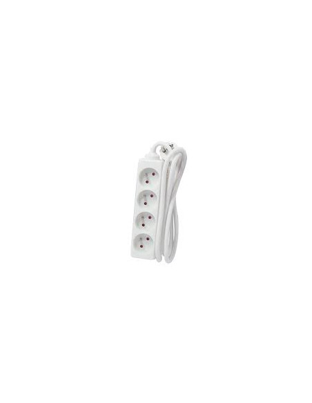 EXTENSAO QUADRUPLA 3G1,5 16A 3500W 5 MTS BRANCA- 4250