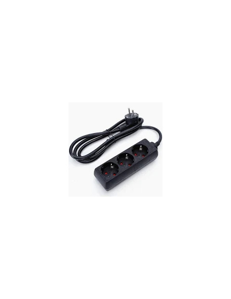 EXTENSÃO TRIPLA 3G1,5 16A 3500W 1,5MT PRETA - 3210P
