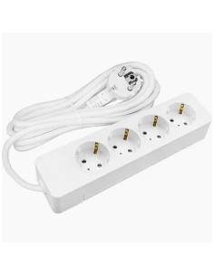 BLOCO QUADRUPLO C/T S/CABO PT 16A 250V - REF 1604PR
