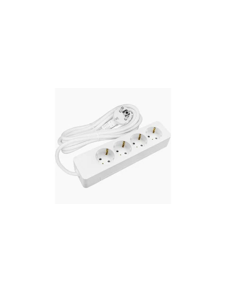BLOCO QUADRUPLO C/T S/CABO PT 16A 250V - REF 1604PR