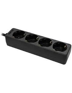 EXTENSÃO QUADRUPLA 3G1,5 16A 3500W 1,5 MTS PRETA - 4210P