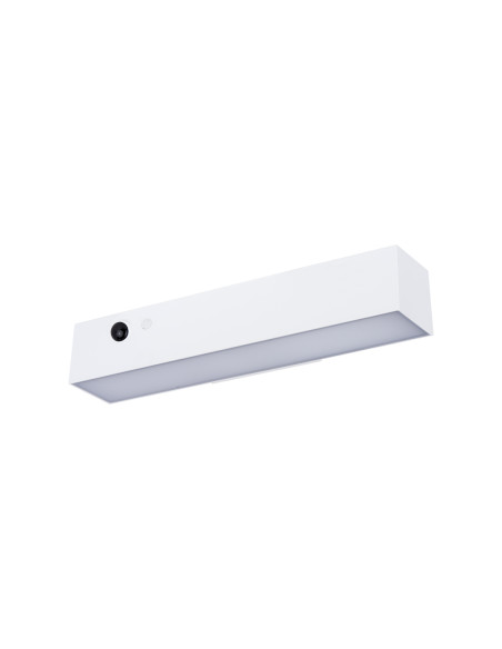 APLIQUE PAREDE RECT.SOLAR LED - SOLARO - 6,3W 4000K 1000 LUMENS C/SENSOR PIR BRANCO IP54