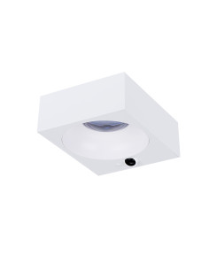 APLIQUE PAREDE QUAD SOLAR LED - LUZIA - 6,3W 4000K 1000LM C/SENSOR BRANCO IP65