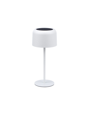 CANDEEIRO DE MESA SOLAR LED - ALBA - RECARREGAVEL (SOLAR/USB) 3,4W 3000K 300LM BRANCO IP44