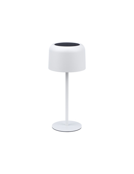 CANDEEIRO DE MESA SOLAR LED - ALBA - RECARREGAVEL (SOLAR/USB) 3,4W 3000K 300LM BRANCO IP44