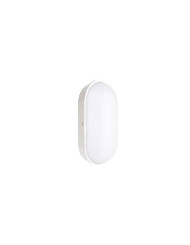 PLAFONIER LED OVAL BRANCO 15W 1200LM 6500K IP65