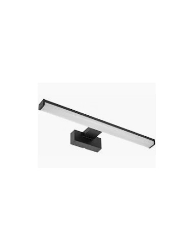 APLIQUE P/ESPELHO WC 10W 3CCT PRETO IP44