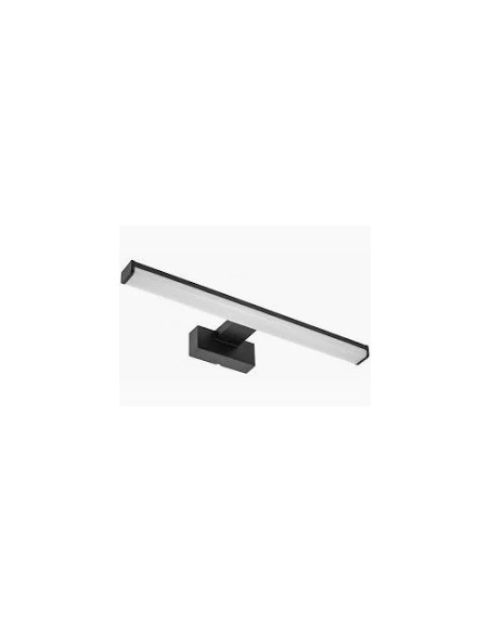 APLIQUE P/ESPELHO WC 10W 3CCT PRETO IP44