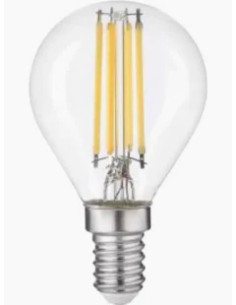 LAMPADA GOTA A45 FILAMENTOS LED 2,3W 2700K E14 485LM 220-240V CLASS A