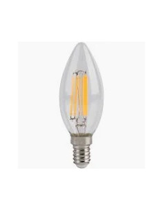 LAMPADA CHAMA C35 FILAMENTOS LED 2.3W 2700K E14 485LM 220-240V CLASS A