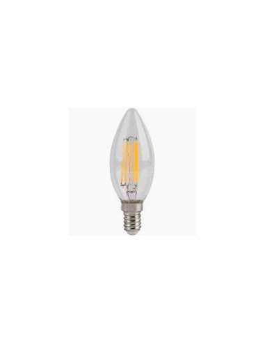 LAMPADA CHAMA C35 FILAMENTOS LED 2.3W 2700K E14 485LM 220-240V CLASS A