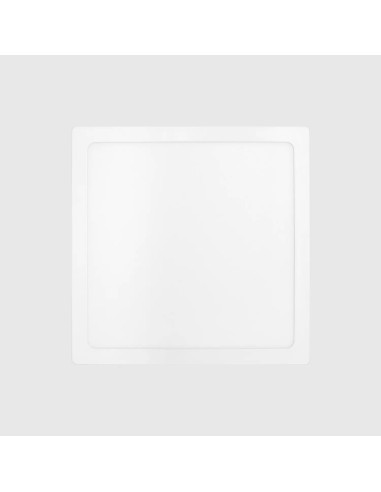 DOWNLIGHT QUADRADO BRANCO SALIENTE 18W 1440LM 3CCT 225x225MM IP44