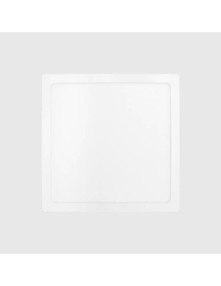 DOWNLIGHT QUADRADO BRANCO SALIENTE 18W 1440LM 3CCT 225x225MM IP44