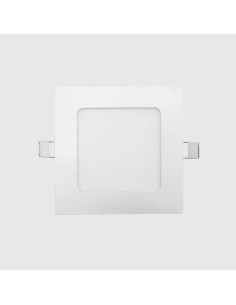 DOWNLIGHT QUADRADO BRANCO ENCASTRAR 6W 480LM 3CCT FURO 110x110MM EXT 120x120MM IP44