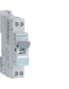 Disjuntor 1P+N 32A C 4,5kA 1M