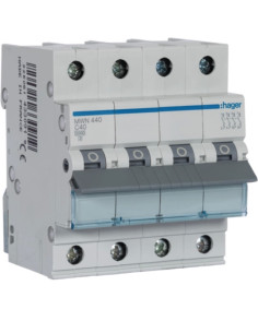 Disjuntor 4P 40A C 3kA 4M