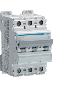 Disjuntor 3P 16A C 6/10kA 3M