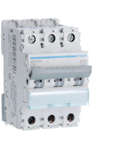 Disjuntor 3P 20A C 6/10kA 3M