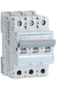 Disjuntor 3P 32A C 6/10kA 3M