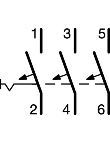 Disjuntor 3P 32A C 6/10kA 3M