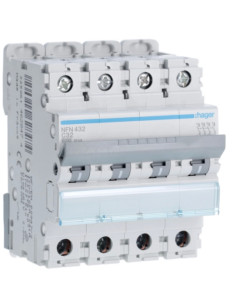 Disjuntor 4P 32A C 6/10kA 4M