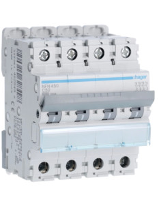Disjuntor 4P 50A C 6/10kA 4M