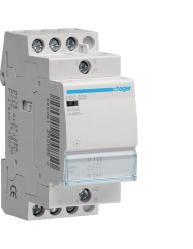 Contactor 25A, 3NA, 230V 2M