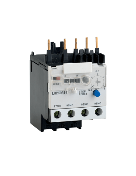 RELÉ TÉRMICO LT2-K0311 3,7-5,5 A P/CONTACTOR LT1-K