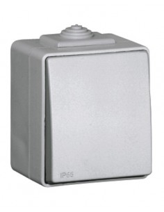 INTERRUPTOR UNIPOLAR CINZENTO